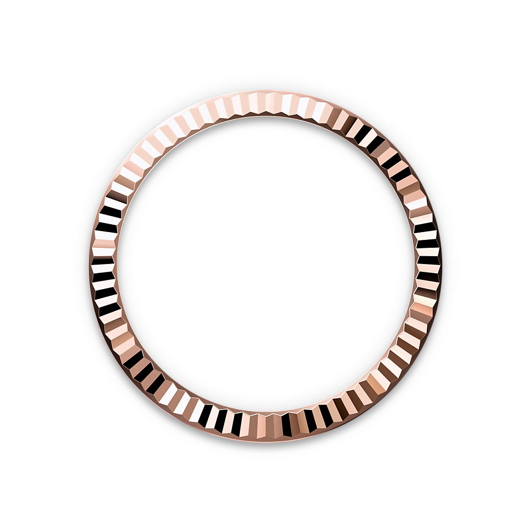 Rolex Lady-Datejust 28 in Oystersteel and Everose gold with a Rosé-colour set with diamonds dial, fluted bezel, and Oyster bracelet, m279171-0028 - AH Riise
