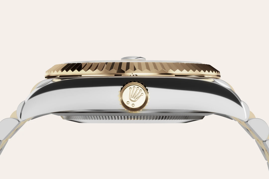 Rolex Sky-Dweller in Oystersteel and yellow gold with a champagne-colour dial, fluted bezel, and Jubilee bracelet, m336933-0002 - AH Riise