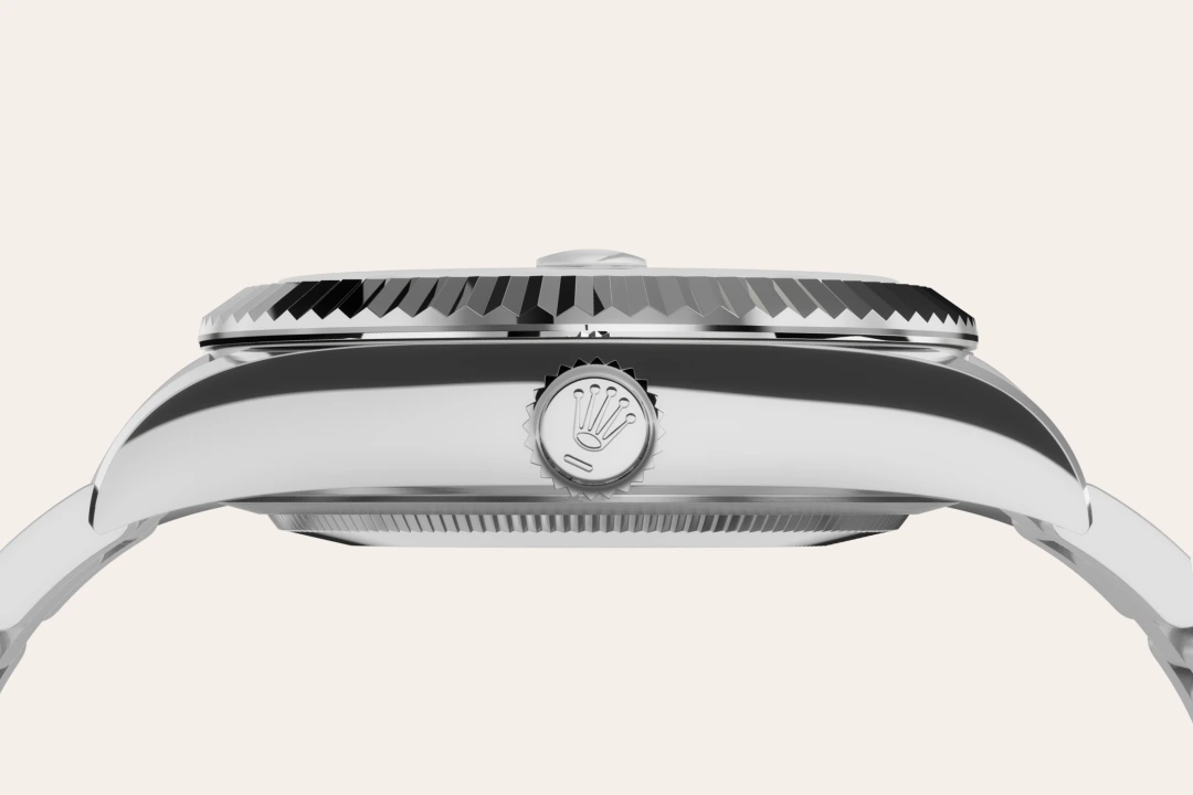 Rolex Sky-Dweller in Oystersteel and white gold with a Bright blue dial, fluted bezel, and Oyster bracelet, m336934-0005 - AH Riise