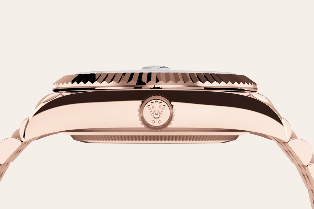 Rolex Sky-Dweller in Everose gold with a Intense white dial, fluted bezel, and Jubilee bracelet, m336935-0007 - AH Riise