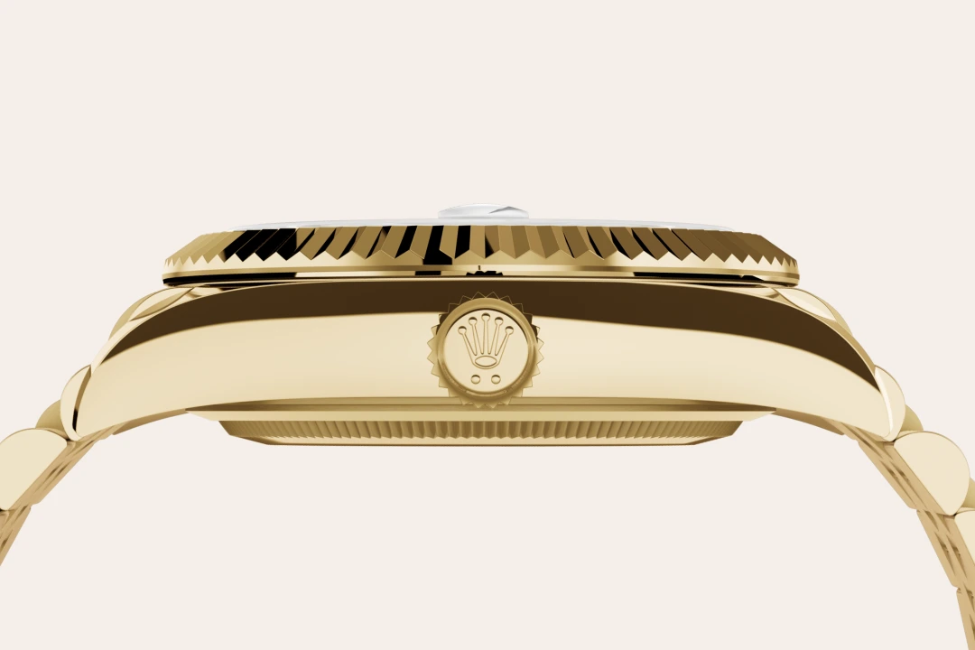 Rolex Sky-Dweller in yellow gold with a Bright black dial, fluted bezel, and Jubilee bracelet, m336938-0005 - AH Riise