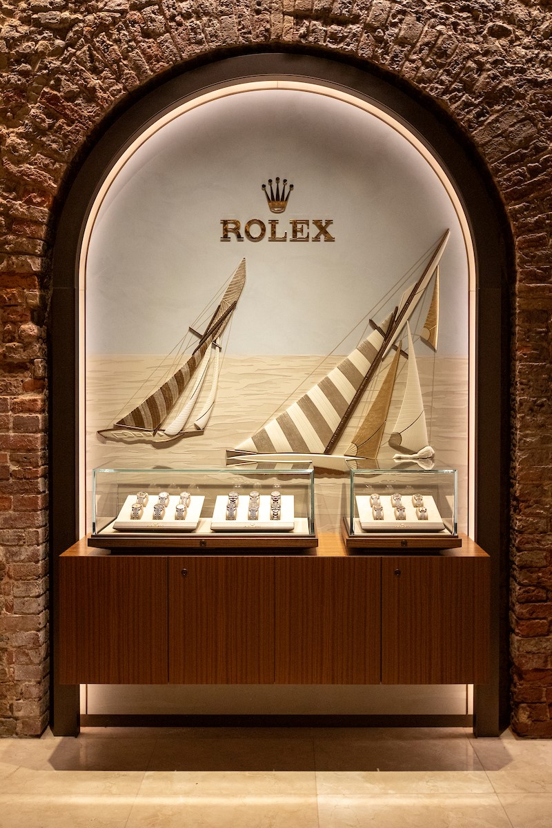 Rolex showroom at AH Riise - St Thomas US Virgin islands