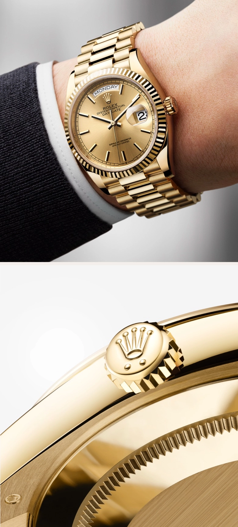 Rolex Day-Date watches - AH Riise Rolex Boutique St. Thomas