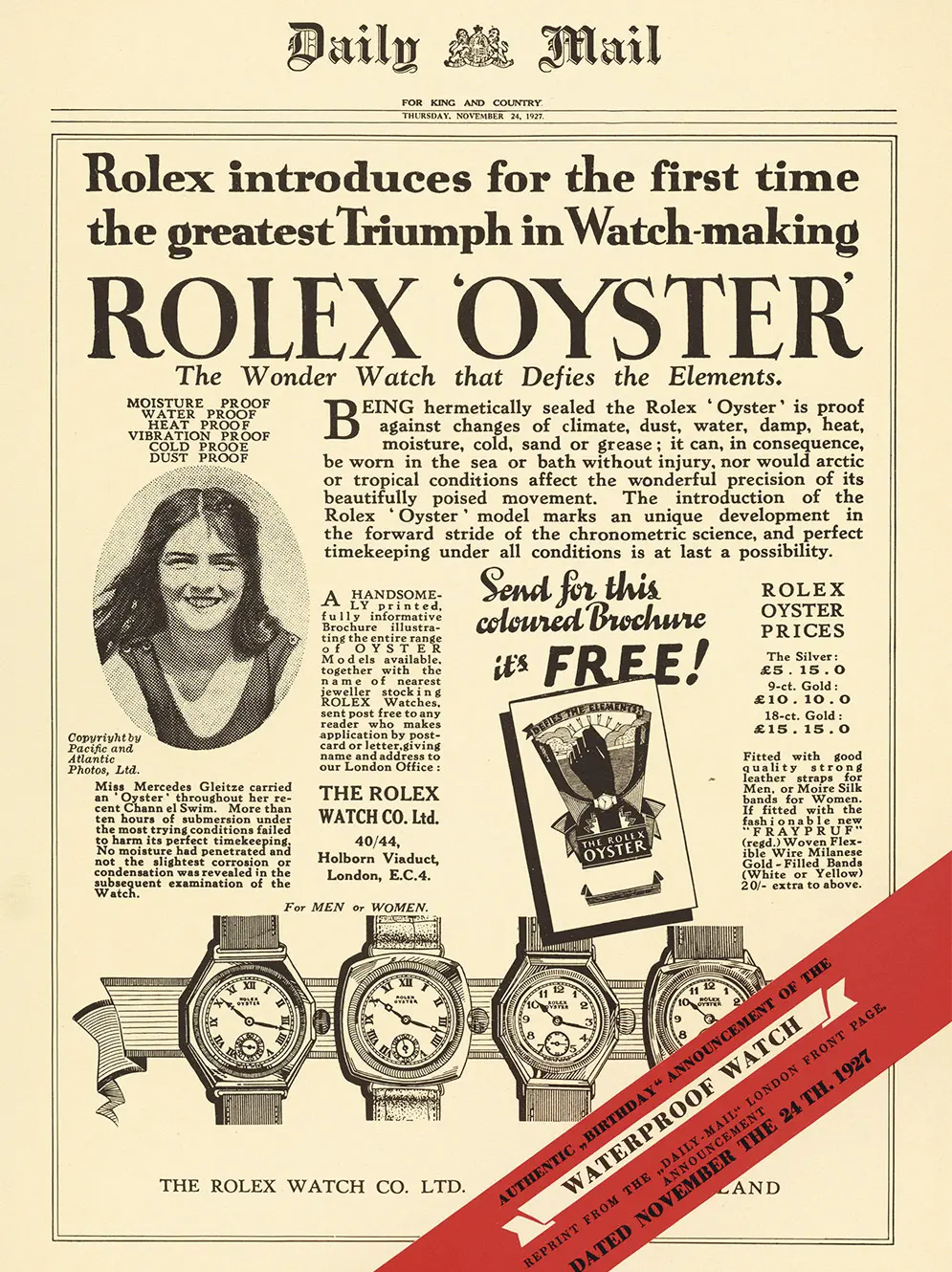 Rolex Oyster Story - Rolex Boutique St. Thomas Rolex Oyster Story - Rolex Boutique St. Thomas