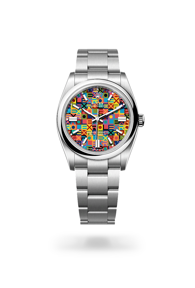 Rolex Oyster Perpetual 36 in Oystersteel with a Silver dial, domed  bezel, and Oyster bracelet - AH Riise
