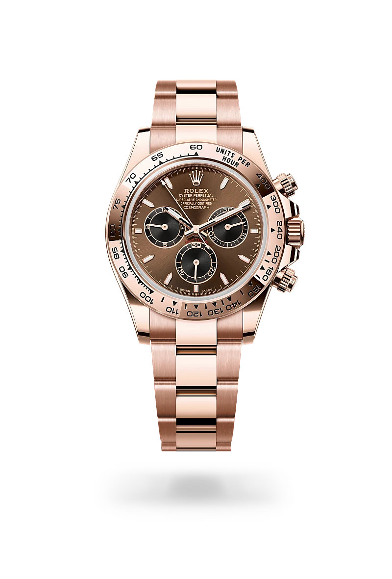 Rolex Cosmograph Daytona 40 mm in Everose gold with a Bright chocolate and black dial- AH Riise
